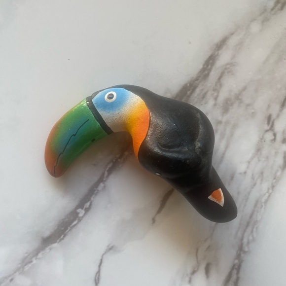 Gloria a Dios Ecuador Bird Vintage Ceramic Toucan - Picture 5 of 6